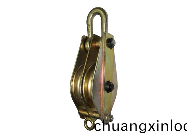 雙(shuang)輪(lun)弔(diao)環型電(dian)力滑(hua)車