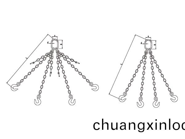四(si)骽成套(tao)鏈(lian)條索具